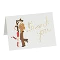 Cowboy Dance Couple Thank-You Cards