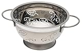 Norpro Stainless Steel 3 Quart Leaves, Cherries, Colander