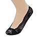 5-Pack Women's Ultra Low-Cut No Slip Sock Liners