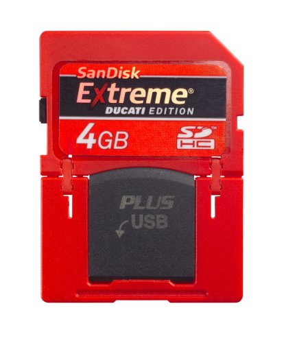 SanDisk SD PLUS 4GB EXTREMEIV DUCATI�G�f�B�V���� SDSDPX3-004G-JD1