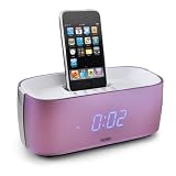 Denver IFM-15 iPod iPhone Dock Radio Alarm Clock -Dusky Pink