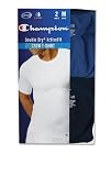 Champion Mens Double Dry ActiveFit Crew T-shirt 2 Pack - U474BL