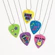 12 Guitar Pick Necklaces