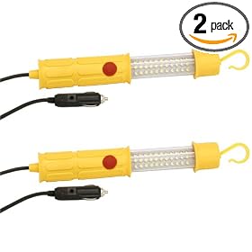 Globe 2849901 Emergency LED Flashlight, 2 Pack