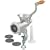 KC Italian Collection Cast Iron Mincer No.8, Display Boxed