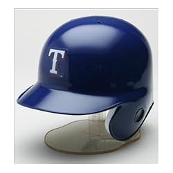 Texas Rangers Miniature Replica MLB Batting Helmet w/Left Ear Covered by Riddell