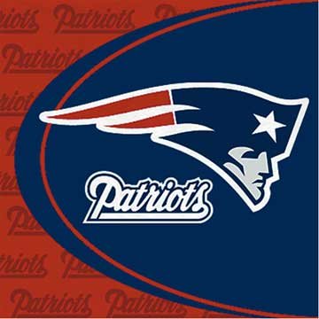 New England Patriots Lunch Napkins 16ct