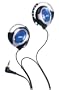 JVC HAE93A Clip-On Headphones (Blue & Black)