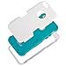 iPhone 6 Case, E LV iPhone 6S Case - SHOCK ABSORPTION / HIGH IMPACT RESISTANT Full Body Hybrid Armor Protection Defender Case Cover for Apple iPhone 6S / 6 with 1 Stylus and 1 Microfiber Cleaning Cloth - [WHITE/TURQUISE]