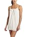 Betsey Johnson Women's Chiffon And Lace Babydoll, Pearl, Small