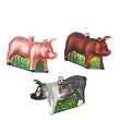 Midwest CBK Standing Pig Ornaments 3 Piece Set Mw290347