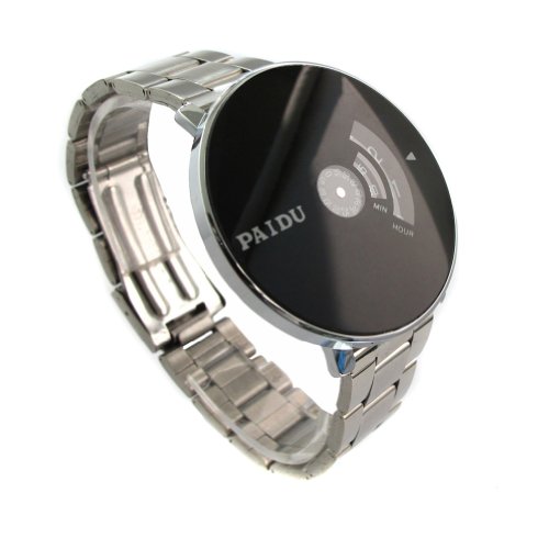 Youyoupifa Fashion Sliver Strap Quartz Watch With Black Dial Youyoupifa Fashion Sliver Strap Quartz Watch With Black Dial