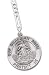 Sterling Silver Guardian Angel Keychain. 25mm Pendant, About 4.5 Inches Long
