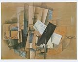 Gueridon, 1913 Styles Art Poster Print by Georges Braque, 24x19