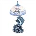 Dolphin Glass Shade Lamp CT-37174