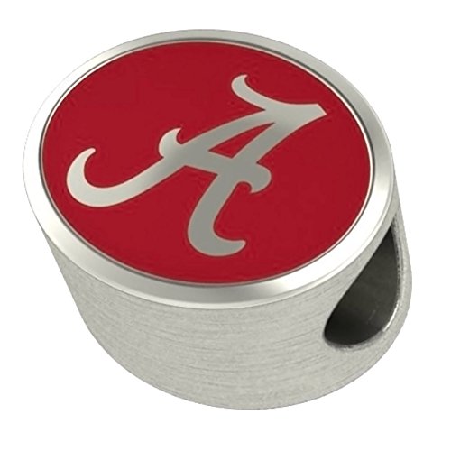 Alabama Crimson Tide Bead Fits All Beaded Charm Bracelets