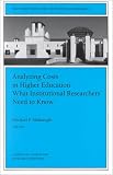 Analyzing Costs in Higher Education: What Institutional Researchers Need to Know
