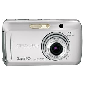 Olympus Stylus 500 5MP Digital Camera with 3x Optical Zoom