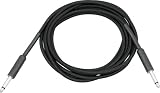 Musicians Gear Braided Instrument Cable 1/4, Black 10 Foot