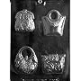 4 PURSES - FASHION Dads and Moms Candy Mold Chocolate