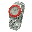 CARRERA Men's Silver-Tone Stainless Steel Watch with Orange Rotating Bezel. Model: CW520.19.7