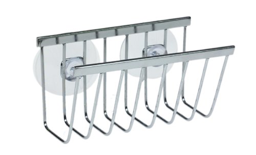 Interdesign 84302 Sinkworks Suction Soap & Sponge Holder - Stainless Steel