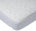 Carters Easy Fit Printed Crib Fitted Sheet, Pastel Pink