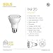 SELS LED PAR20 Dimmable 50-Watt Equivalent LED Light Bulb, E26 Standard Base, Soft White (3 Pack)