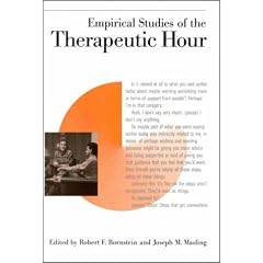 Empirical Studies of the Therapeutic Hour (Empirical Studies of Psychoanalytic Theories; Vol. 8)