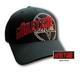 Motley Crue Music Band Hat - Black Flex Pentagram Baseball Cap