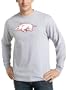 Arkansas Razorbacks Athletic Oxford Long Sleeve T-Shirt (Small, Athletic Oxford)