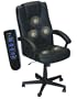Comfort Products 60-1180X Five-Motor Leather Office Massage Chair, Black