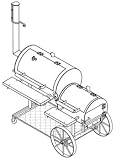 Smoker BBQ Pit Plans Blueprints