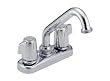 Delta 2131 Double-Handle Centerset Laundry Faucet, Chrome