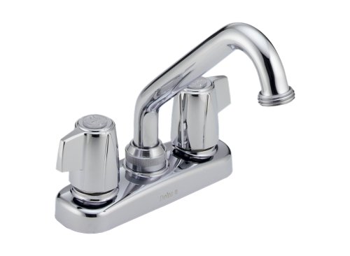 Delta 2131 Double-Handle Centerset Laundry Faucet, Chrome