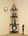 4 Tier Corner Shelf Baker's Rack in Cooper Color