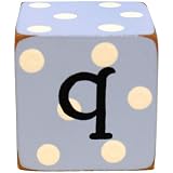 New Arrivals Letter Block Q, Blue White by New Arrivals