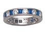 2.75 cttw Karina B(tm) Sapphire Eternity Band LIFETIME WARRANTY