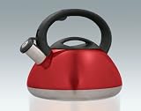 Search : Creative Home Sphere 3 Qt Stainless Steel Whistling Tea Kettle - Cranberry