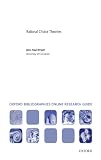 Rational Choice Theories: Oxford Bibliographies Online Research Guide