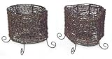 'Sayang,' candleholders (pair)