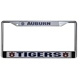 Auburn Tigers Chrome License Plate Frame