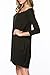 2LUV Women's 3/4 Or Long Sleeve A-Line Tunic Dress