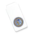 Sterling Silver Army Logo Money Clip