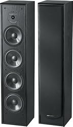 BIC America Venturi DV84 2-Way Tower Speaker, Black (Single)