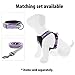 Pawtitas 6 FT Padded Dog Leash with Comfortable Neoprene Padding Handle - Purple Lead | Medium Reflective Dog Leash with Highly Reflective Band Perfect for Medium and Large Dogs and Puppies.