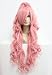 Perücke Pink Rosa ca 90cm lang mit clip in Zopf für VOCALOID Megurine Luka Cosplay oder Schaufenst