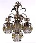 Schonbek Worldwide 1264-26AM 4 Light Rondelle Mini Chandelier