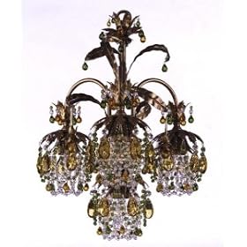 Schonbek Worldwide 1264-26AM 4 Light Rondelle Mini Chandelier