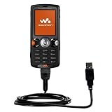 Klassisches USB Kabel für Sony Ericsson w810c mit Hot Sync und aufladen Einsatzmöglichkeiten - von Gomadic mit TipExchange Technology
